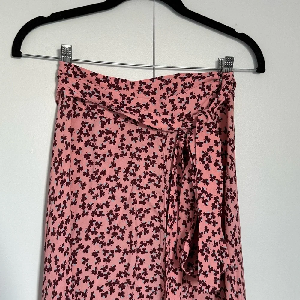 Alexis Floral Print Full Length Wrap Skirt - Picture 11 of 12